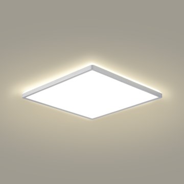 Brilagi - LED vonios kambario lubinis šviestuvas ULTRA SLIM LED/24W/230V 42x42 cm sidabro spalvos IP54