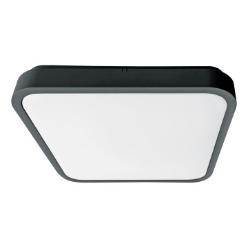 Brilagi - LED vonios kambario lubinis šviestuvas ZENNA LED/18W/230V 28,5x28,5 cm IP44 antracitas