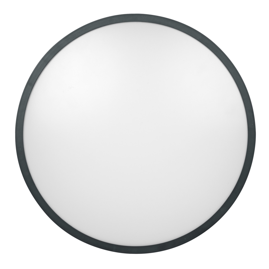 Brilagi - LED vonios kambario lubinis šviestuvas ZENNA LED/24W/230V 34,5x34,5 cm IP44 antracitas