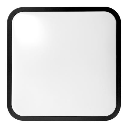 BRILAGI - LED Vonios kambario lubinis šviestuvas su jutikliu ZENNA LED/36W/230V 41,5x41,5 cm IP44 juoda + nuotolinis valdymas