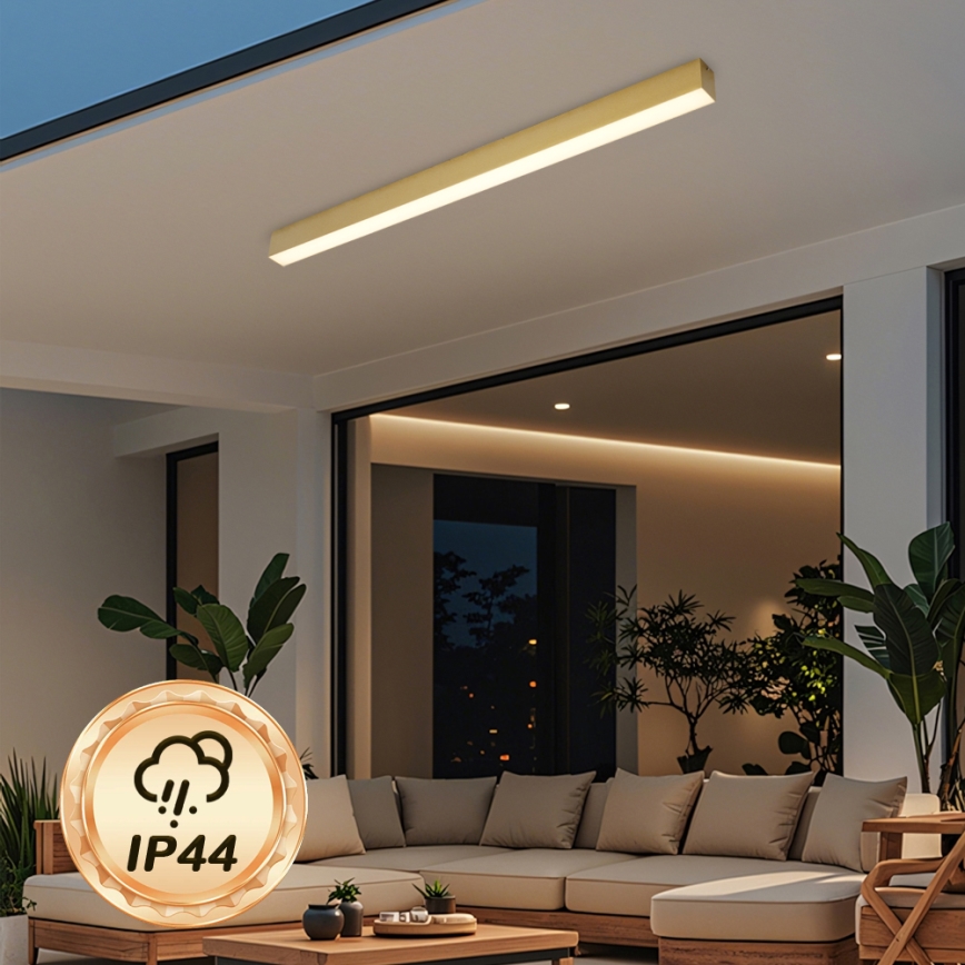 Brilagi - LED vonios kambario lubinis šviestuvas SLEEKLINE LED/40W/230V 3000/4500/6000K auksinis IP44