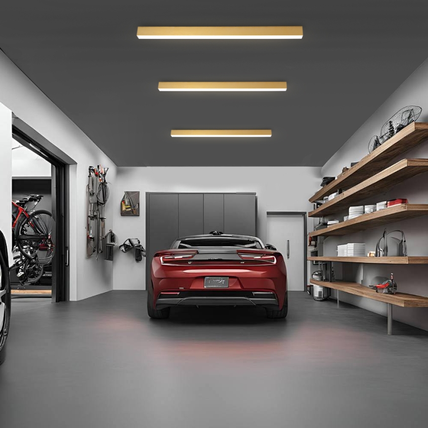 Brilagi - LED vonios kambario lubinis šviestuvas SLEEKLINE LED/40W/230V 3000/4500/6000K auksinis IP44