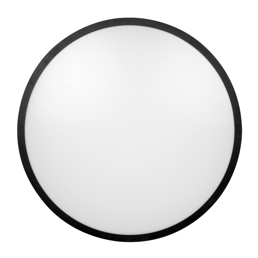 Brilagi - LED vonios kambario lubinis šviestuvas su jutikliu ZENNA LED/12W/230V Ø 25 cm IP44 juodas + su nuotoliniu pultu