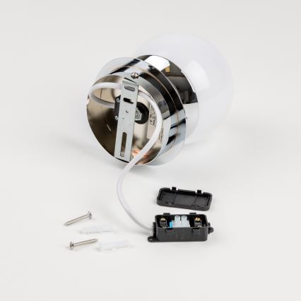 Brilagi - LED vonios kambario sieninis šviestuvas BALL LED/6W/230V 3000/4000/6500K IP44 blizgus chromas