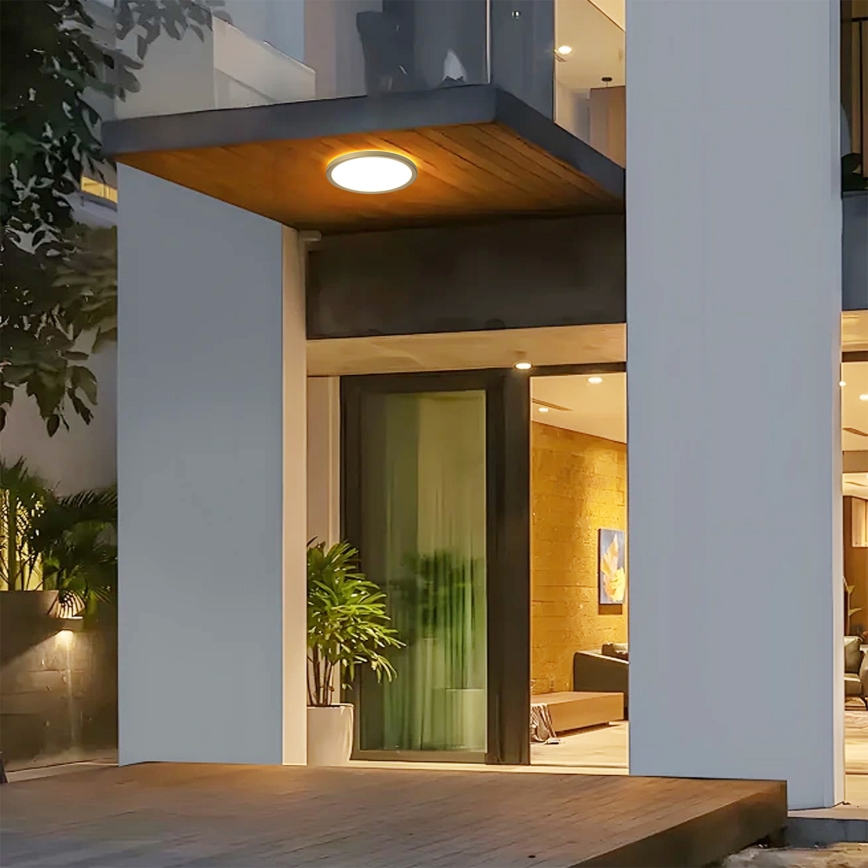 Brilagi - LED vonios kambario lubinis šviestuvas ULTRA SLIM LED/12W/230V skersmuo 22,5 cm auksinis IP54