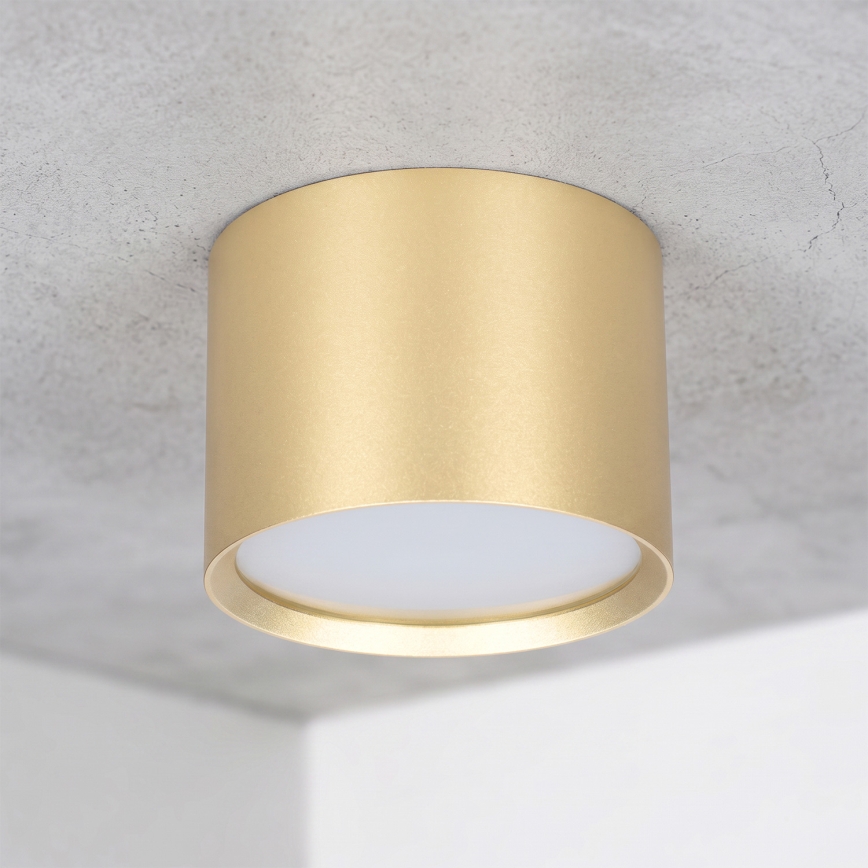 BRILAGI - vonios kambario LED taškinis šviestuvas SMOOTH 1xGX53/15W/230V 60x82 mm auksinis IP54