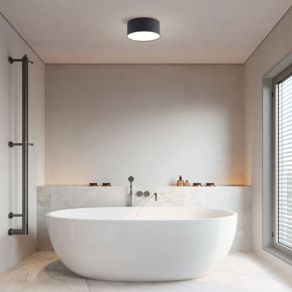 Brilagi - LED vonios kambario lubinis šviestuvas FORIS LED/20W/230V Ø 15 cm juodas IP44