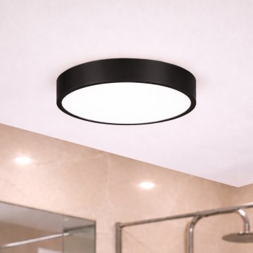 Brilagi - LED vonios lubinis šviestuvas POOL LED/24W/230V 3000/4000/5500K Ø 30 cm IP54 juoda