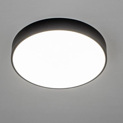 Brilagi - LED vonios kambario lubinis šviestuvas POOL LED/36W/230V 3000/4000/5500K skersmuo 40 cm IP54 juodas