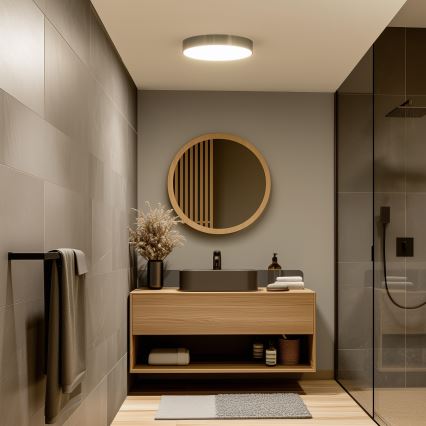 BRILAGI - LED vonios kambario lubinis šviestuvas POOL LED/36W/230V 3000/4000/5500K skersmuo 40 cm IP54 žalvaris