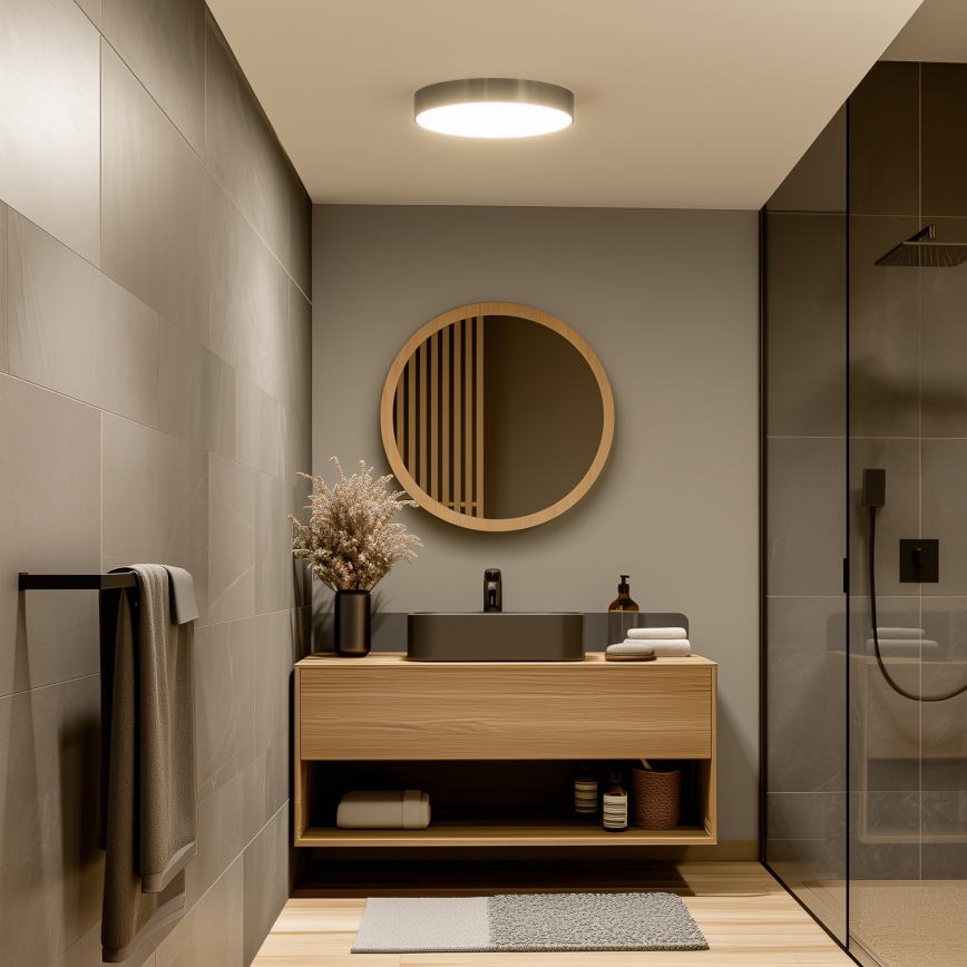 BRILAGI - LED vonios kambario lubinis šviestuvas POOL LED/36W/230V 3000/4000/5500K skersmuo 40 cm IP54 žalvaris
