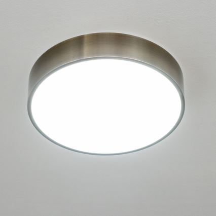 BRILAGI - LED vonios lubų šviestuvas POOL LED/24W/230V 3000/4000/5500K skersmuo 30 cm IP54 žalvaris