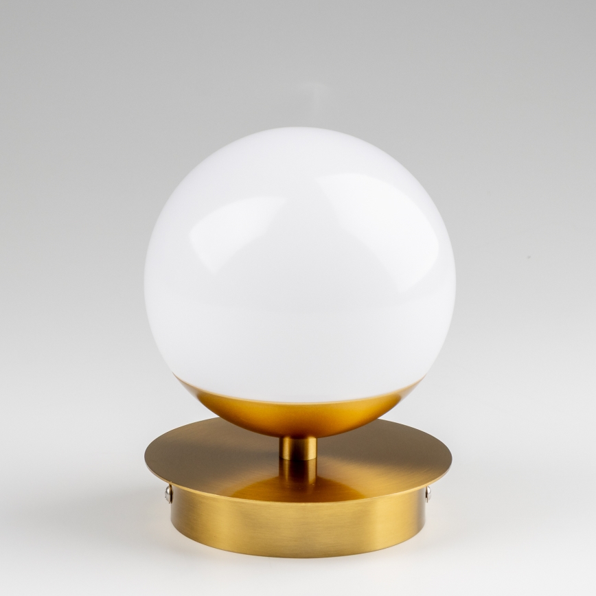 Brilagi - LED vonios sieninis šviestuvas BALL LED/6W/230V 3000/4000/6500K IP44 aukso spalvos