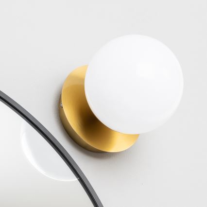 Brilagi - LED vonios sieninis šviestuvas BALL LED/6W/230V 3000/4000/6500K IP44 aukso spalvos