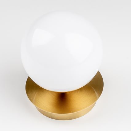 Brilagi - LED vonios sieninis šviestuvas BALL LED/6W/230V 3000/4000/6500K IP44 aukso spalvos