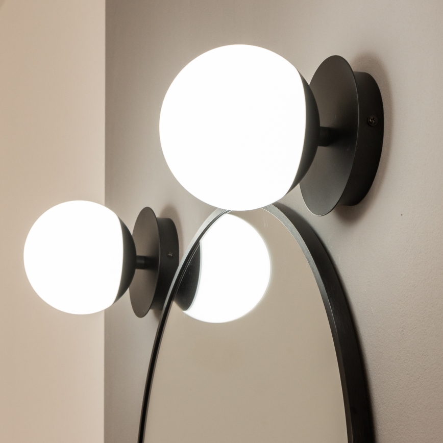 Brilagi - LED vonios sieninis šviestuvas BALL LED/6W/230V 3000/4000/6500K IP44 juodas