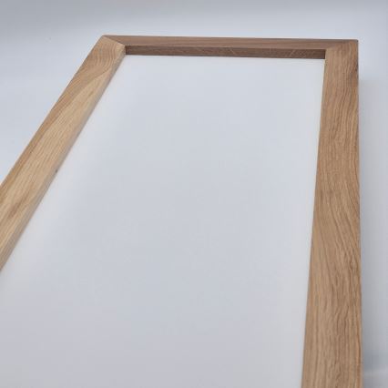 Brilagi - LED Vonios Lubų Šviesa WOODY FRAME LED/50W/230V 120x30 cm IP44 ąžuolas
