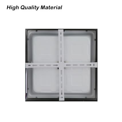 Brilagi - LED lubinis vonios šviestuvas FRAME LED/24W/230V 30x30 cm 3000/4000/6000K IP44 juoda