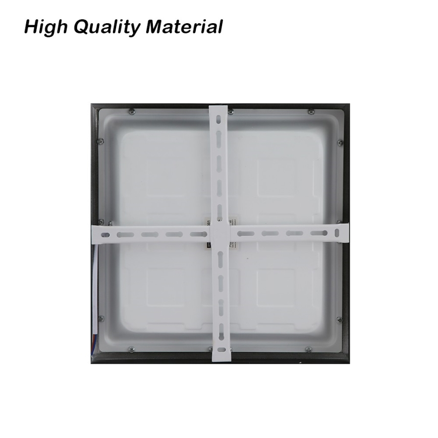 Brilagi - LED lubinis vonios šviestuvas FRAME LED/24W/230V 30x30 cm 3000/4000/6000K IP44 juoda