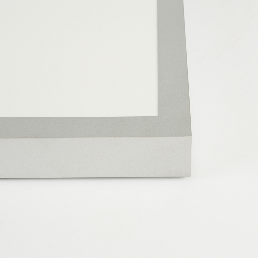 Brilagi - LED vonios kambario lubinis šviestuvas FRAME LED/50W/230V 3000/4000/6000K 120x30 cm IP44 sidabrinis