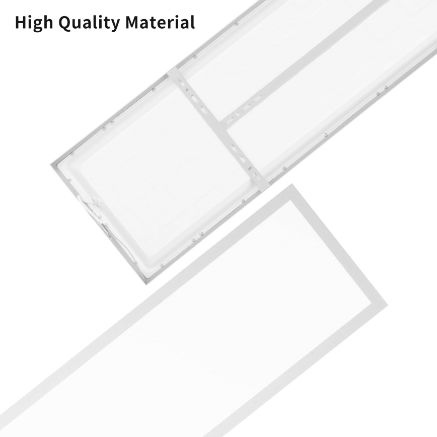 Brilagi - LED vonios kambario lubinis šviestuvas FRAME LED/50W/230V 3000/4000/6000K 120x30 cm IP44 sidabrinis