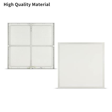 Brilagi - LED vonios lubų šviestuvas FRAME LED/50W/230V 3000/4000/6000K 60x60 cm IP44 sidabrinis