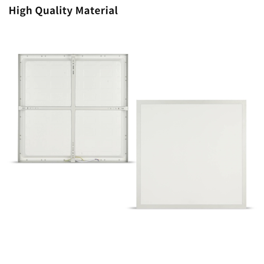 Brilagi - LED vonios lubų šviestuvas FRAME LED/50W/230V 3000/4000/6000K 60x60 cm IP44 sidabrinis