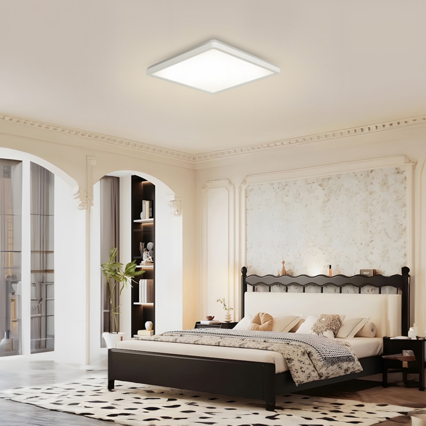 Brilagi - LED lubinis vonios šviestuvas ULTRA SLIM LED/18W/230V 30x30 cm balta IP54