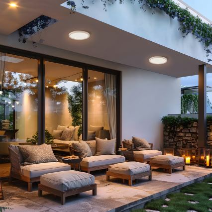 Brilagi - LED lubinis vonios šviestuvas ULTRA SLIM LED/18W/230V diametras 30 cm balta IP54