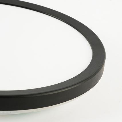 Brilagi - LED lubinis vonios šviestuvas ULTRA SLIM LED/18W/230V diametras 30 cm juoda IP54