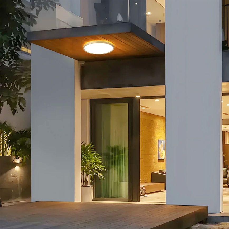 Brilagi - ULTRA SLIM LED vonios kambario lubinis šviestuvas, 24 W, 230 V, Ø 42 cm, auksinis, IP54