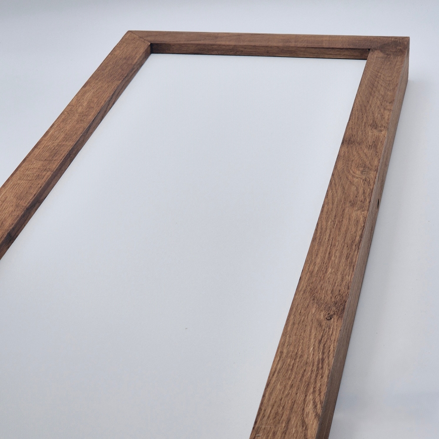 Brilagi - LED vonios kambario lubinis šviestuvas WOODY FRAME LED/40W/230V 120x30 cm IP44 ąžuolas, vyšnia