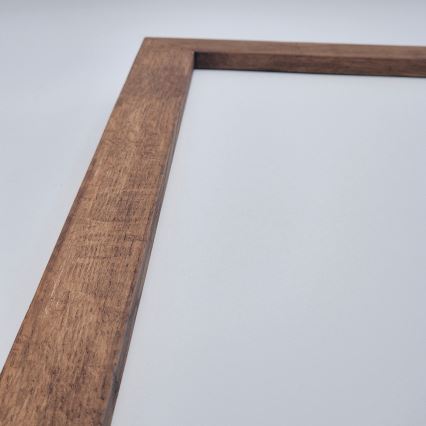 Brilagi - LED vonios kambario lubinis šviestuvas WOODY FRAME LED/40W/230V 120x30 cm IP44 ąžuolas, vyšnia