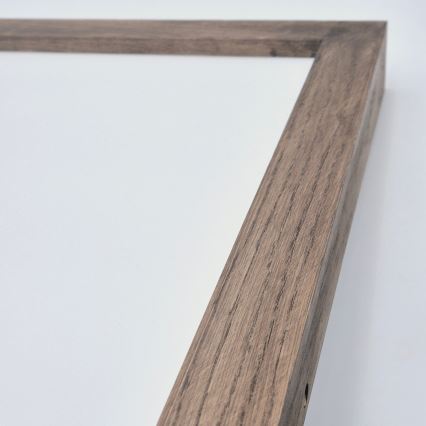 Brilagi - LED Vonios lubų šviestuvas WOODY FRAME LED/40W/230V 60x60 cm IP44 riešutmedžio