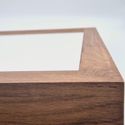 Brilagi - LED Lubinis šviestuvas voniai WOODY FRAME LED/40W/230V 60x60 cm IP44 vyšnia