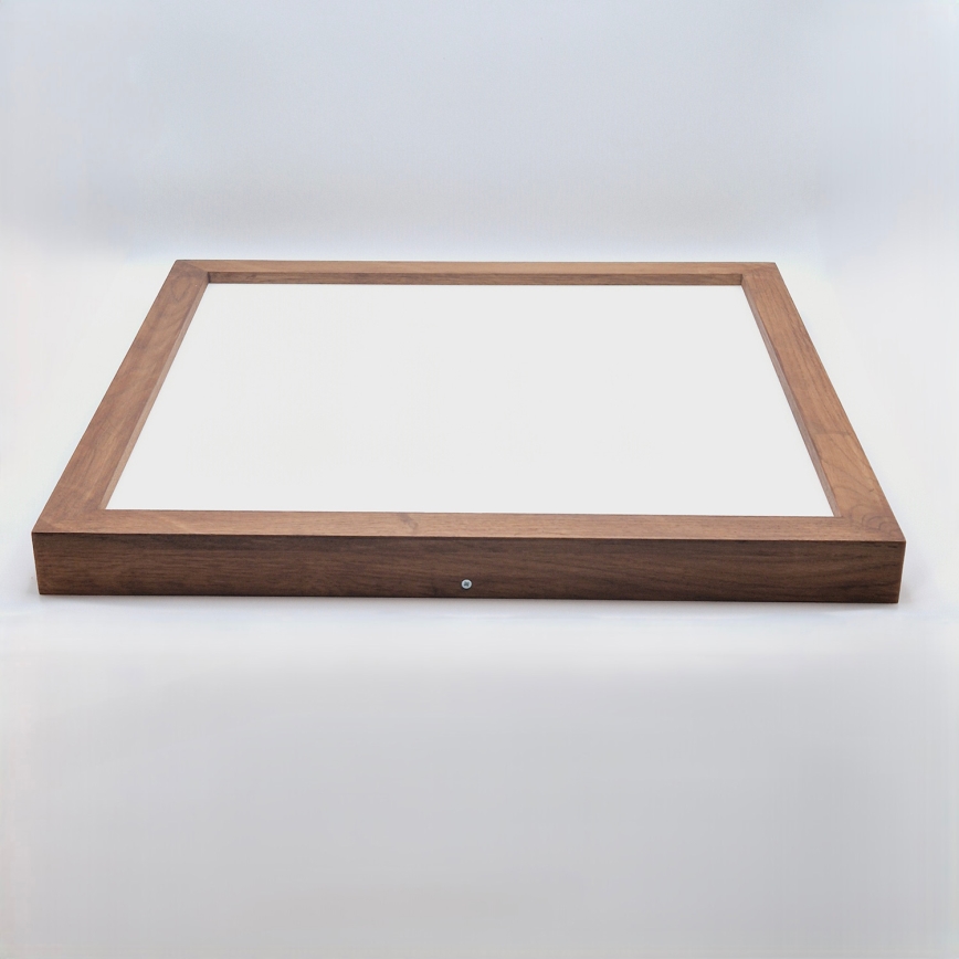 Brilagi - LED Lubinis šviestuvas voniai WOODY FRAME LED/40W/230V 60x60 cm IP44 vyšnia