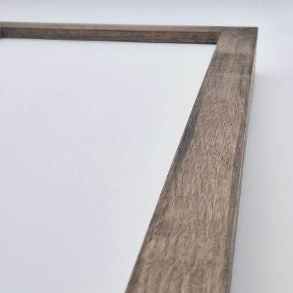 Brilagi - LED vonios lubinis šviestuvas WOODY FRAME LED/50W/230V 120x30 cm IP44 ąžuolo riešutas