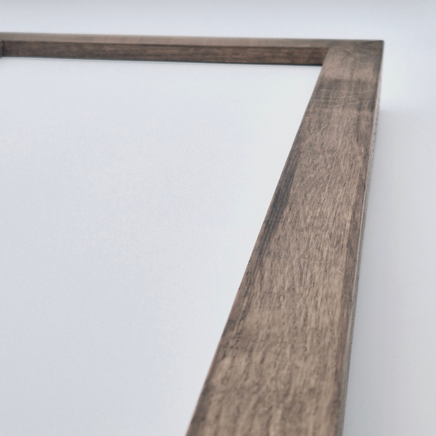 Brilagi - LED vonios lubinis šviestuvas WOODY FRAME LED/50W/230V 120x30 cm IP44 ąžuolo riešutas