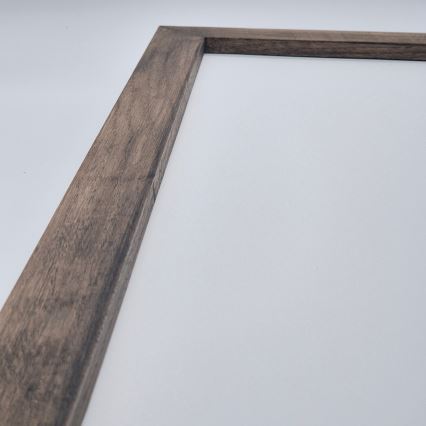 Brilagi - LED vonios lubinis šviestuvas WOODY FRAME LED/50W/230V 120x30 cm IP44 ąžuolo riešutas