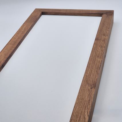 Brilagi - LED Vonios lubinis šviestuvas WOODY FRAME LED/50W/230V 120x30 cm IP44 vyšnia