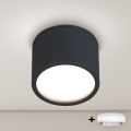 BRILAGI - LED Vonios taškinis šviestuvas SMOOTH 1xGX53/15W/230V 60x82 mm juodas IP54