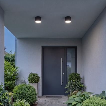 BRILAGI - LED vonios kambario taškinis šviestuvas SMOOTH 1xGX53/15W/230V 60x82 mm juodas IP54
