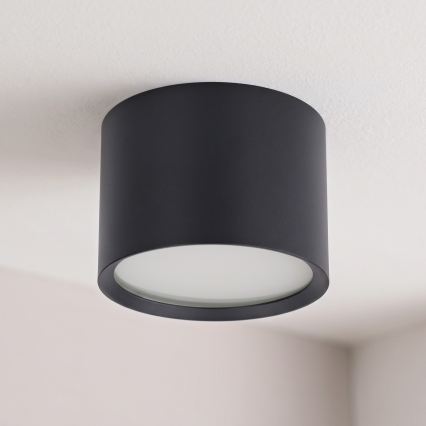 BRILAGI - LED vonios kambario taškinis šviestuvas SMOOTH 1xGX53/15W/230V 60x82 mm juodas IP54