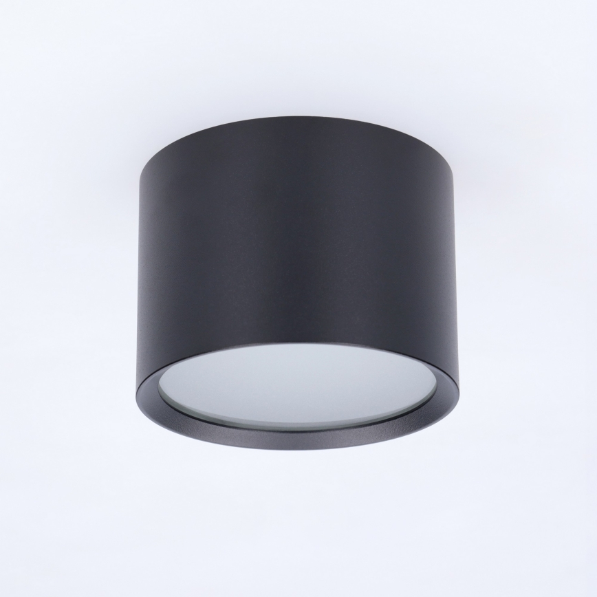 BRILAGI - LED vonios kambario taškinis šviestuvas SMOOTH 1xGX53/15W/230V 60x82 mm juodas IP54