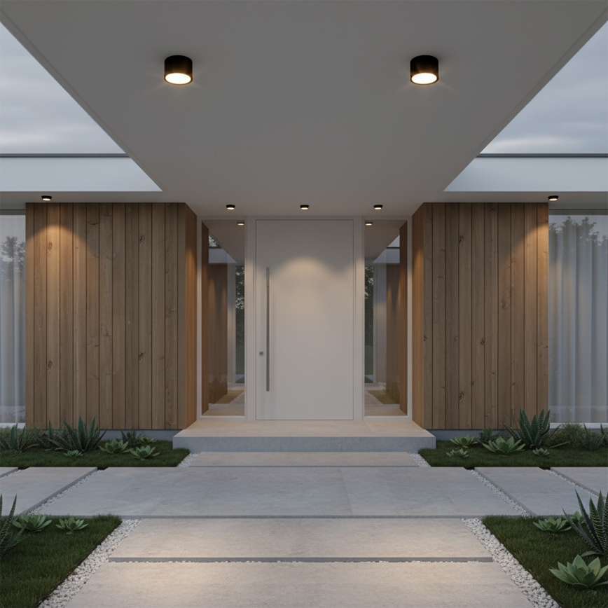 Brilagi - LED Vonios taškinis šviestuvas SMOOTH 1xGX53/15W/230V juodas IP65