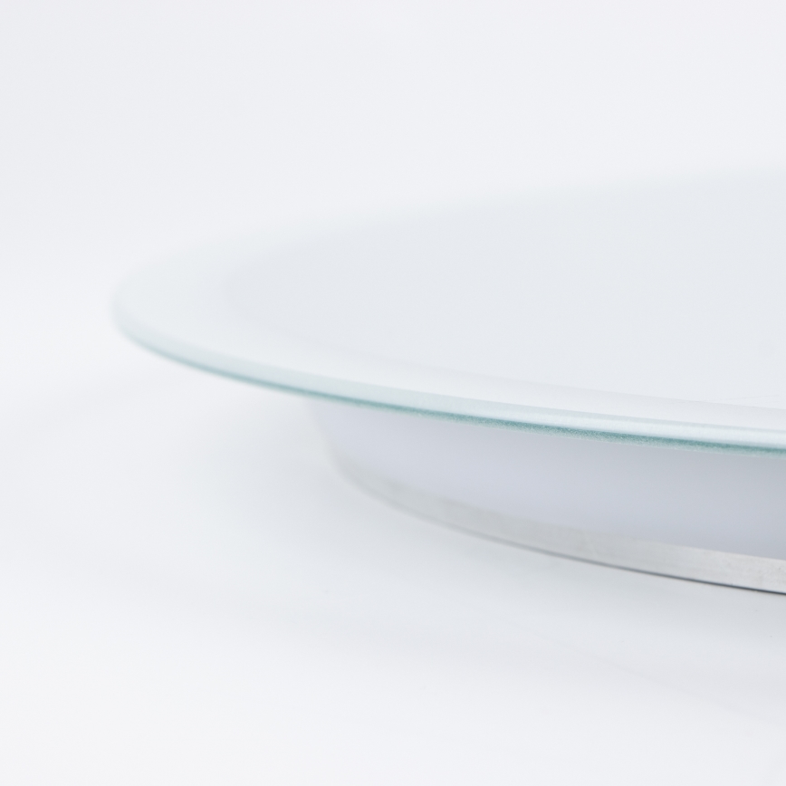 Brilagi - LED vonios veidrodis BERNATE LED/19W/230V Ø 60 cm sidabrinis IP44 CRI 90 dimeriuojamas + CCT