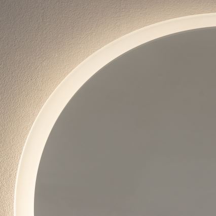 Brilagi - LED vonios veidrodis BERNATE LED/19W/230V Ø 60 cm sidabrinis IP44 CRI 90 dimeriuojamas + CCT