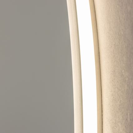 Brilagi - LED vonios veidrodis BERNATE LED/19W/230V Ø 60 cm sidabrinis IP44 CRI 90 dimeriuojamas + CCT