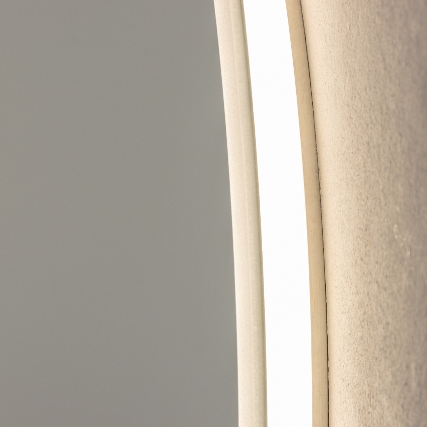 Brilagi - LED vonios veidrodis BERNATE LED/19W/230V Ø 60 cm sidabrinis IP44 CRI 90 dimeriuojamas + CCT