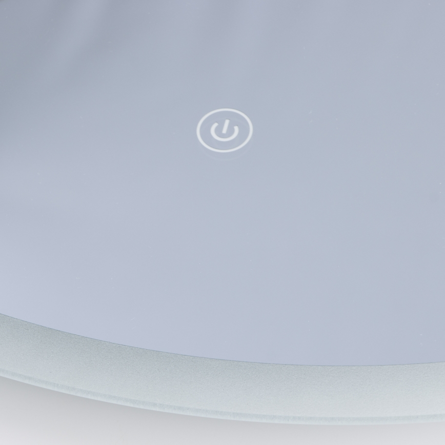 Brilagi - LED vonios veidrodis BERNATE LED/19W/230V Ø 60 cm sidabrinis IP44 CRI 90 dimeriuojamas + CCT